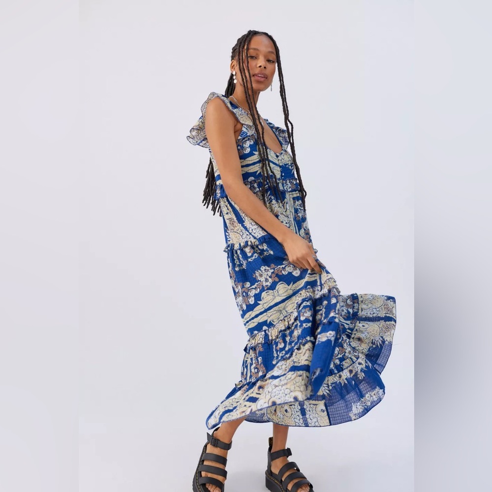 Magnolia Ruffle Maxi Dress